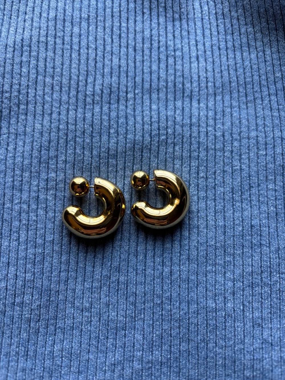 Jenny Bird Gold Tome Hoops - Picture 7 of 7